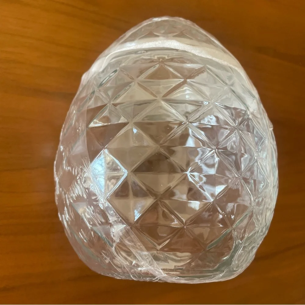Clear Glass Egg Jar Container Target Bullseye Playground 2024 New